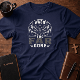 Too Far T Shirt Gift For Christian