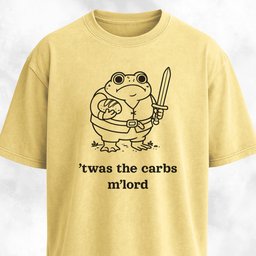 Twas The Carbs Mlord Chubby Frog T Shirt Gift For Frog Lover