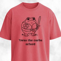 Twas The Carbs Mlord Chubby Frog T Shirt Gift For Frog Lover