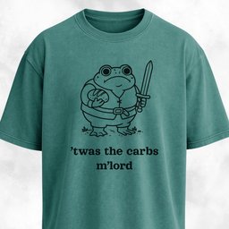 Twas The Carbs Mlord Chubby Frog T Shirt Gift For Frog Lover