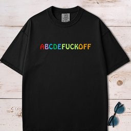 Alphabet Fuck Off T Shirt Gift For Dog Lover