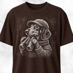 Birdwatching Doxie T Shirt Gift For Dog Lover