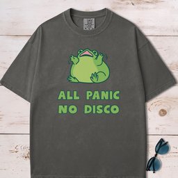 All Panic No Disco Frog T Shirt Gift For Frog Lover