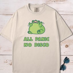 All Panic No Disco Frog T Shirt Gift For Frog Lover