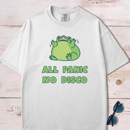All Panic No Disco Frog T Shirt Gift For Frog Lover