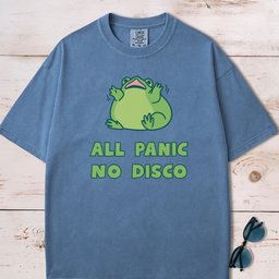 All Panic No Disco Frog T Shirt Gift For Frog Lover