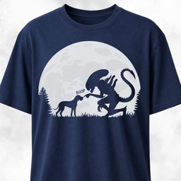 Alien Xenomorph Booping Great Dane T Shirt Gift For Dog Lover