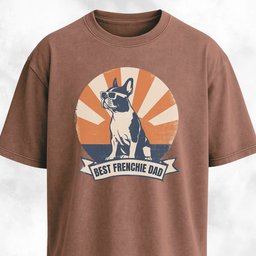 Best Frenchie Dad T Shirt Gift For Dad