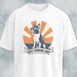 Best Frenchie Dad T Shirt Gift For Dad