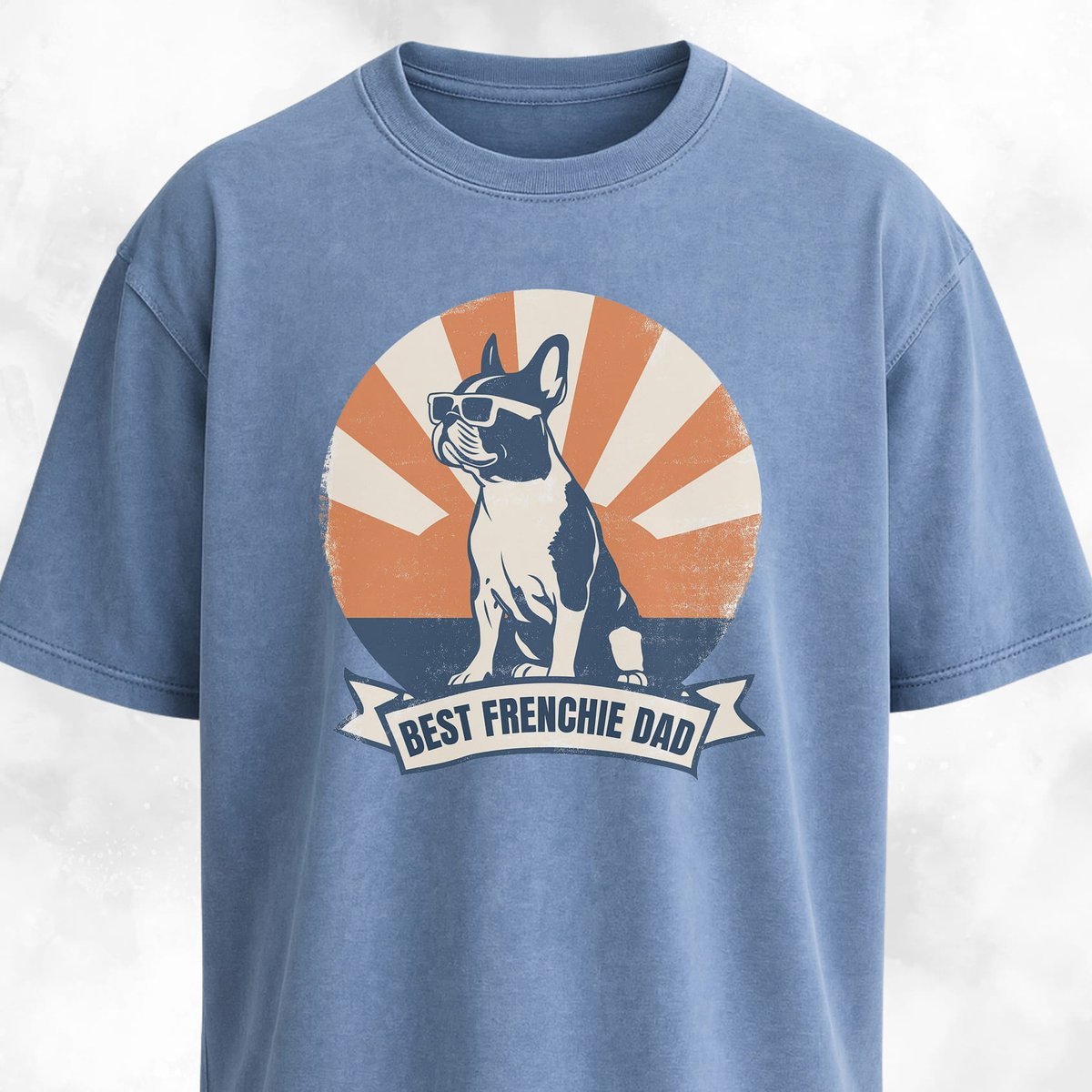 Best Frenchie Dad T Shirt Gift For Dad