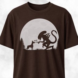 Alien Xenomorph Booping Doberman T Shirt Gift For Dog Lover
