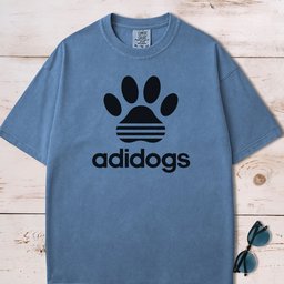 Adidogs Logo Parody T Shirt Gift For Dog Lover