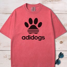 Adidogs Logo Parody T Shirt Gift For Dog Lover