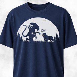Alien Xenomorph Booping Rottweiler T Shirt Gift For Dog Lover