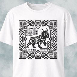 Aztec Art French Bulldog T Shirt Gift For Dog Lover