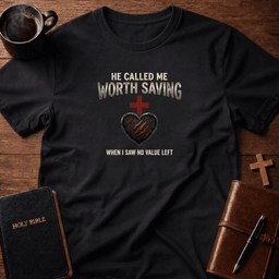 Worth Heart T Shirt Gift For Christian