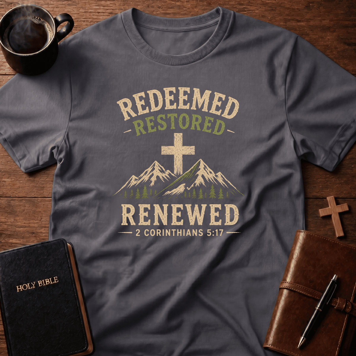 Renewed T Shirt Gift For Christian