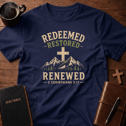 Renewed T Shirt Gift For Christian