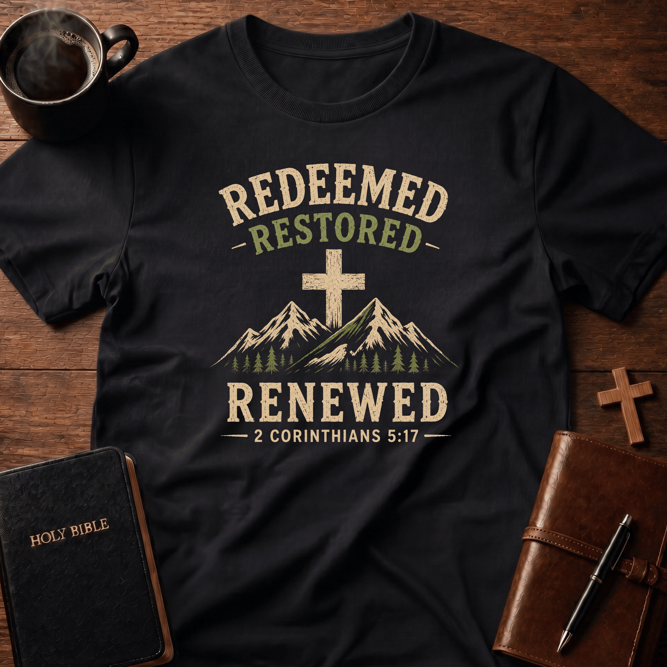 Renewed T Shirt Gift For Christian