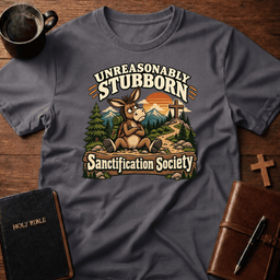 Stubborn T Shirt Gift For Christian