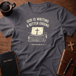 Writing End T Shirt Gift For Christian