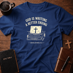 Writing End T Shirt Gift For Christian