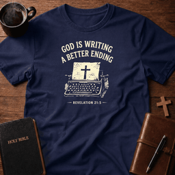 Writing End T Shirt Gift For Christian