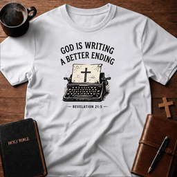 Writing End T Shirt Gift For Christian