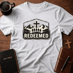 Redeemed Men T Shirt Gift For Christian