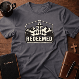Redeemed Men T Shirt Gift For Christian