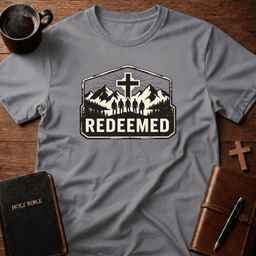 Redeemed Men T Shirt Gift For Christian