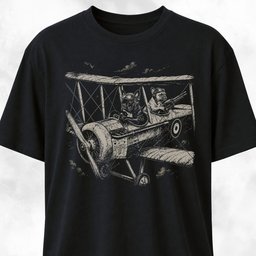 Airplane Frenchies T Shirt Gift For Dog Lover