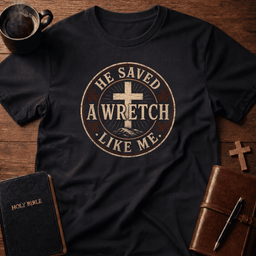 Wretch Like Me T Shirt Gift For Christian