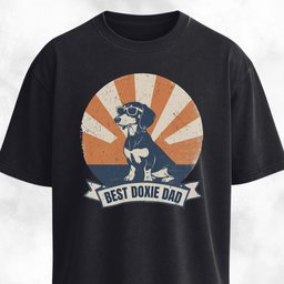 Best Doxie Dad T Shirt Gift For Dad