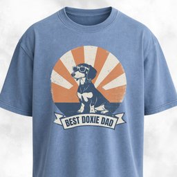 Best Doxie Dad T Shirt Gift For Dad