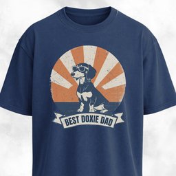Best Doxie Dad T Shirt Gift For Dad