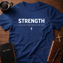 Strength Pain T Shirt Gift For Christian