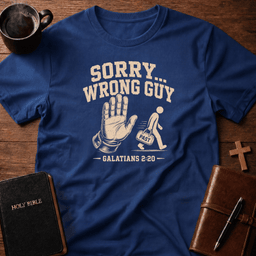 Wrong Guy T Shirt Gift For Christian