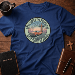 Wrong Way T Shirt Gift For Christian