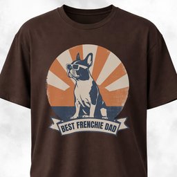 Best Frenchie Dad T Shirt Gift For Dad