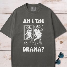 Am I The Drama Dark Version T Shirt Gift For Dog Lover