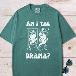 Am I The Drama Dark Version T Shirt Gift For Dog Lover