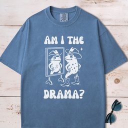 Am I The Drama Dark Version T Shirt Gift For Dog Lover
