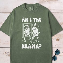 Am I The Drama Dark Version T Shirt Gift For Dog Lover