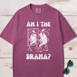 Am I The Drama Dark Version T Shirt Gift For Dog Lover
