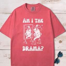 Am I The Drama Dark Version T Shirt Gift For Dog Lover