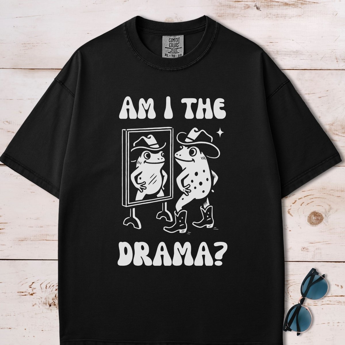 Am I The Drama Dark Version T Shirt Gift For Dog Lover