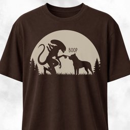 Alien Xenomorph Booping Cane Corso T Shirt Gift For Dog Lover