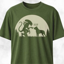 Alien Xenomorph Booping Cane Corso T Shirt Gift For Dog Lover