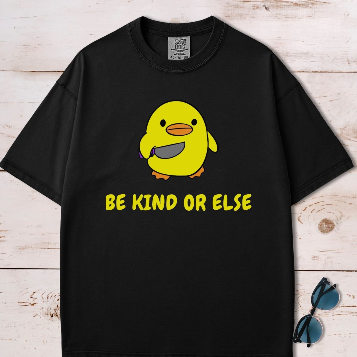 Be Kind Or Else Funny Chick T Shirt Gift For Dog Lover